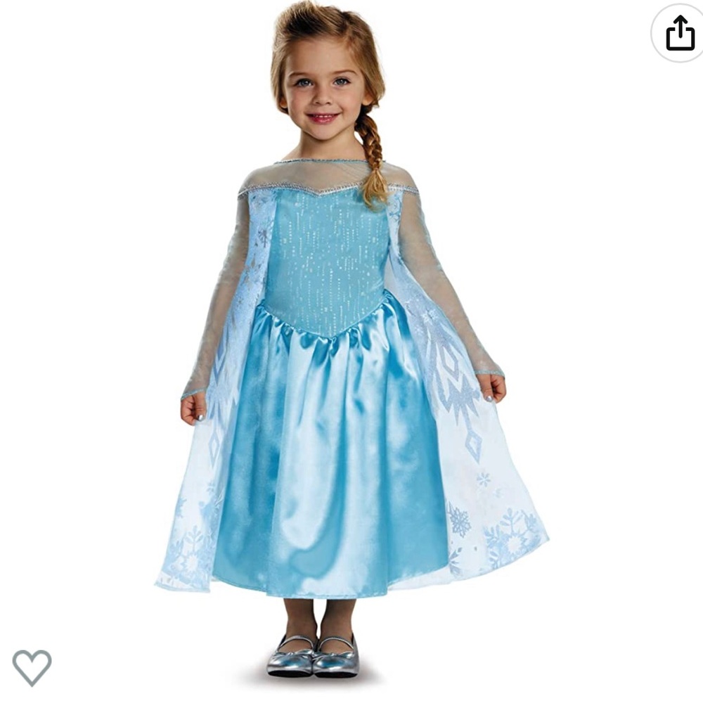 Disney Frozen Elsa Costume Dress Up Dress, Sz 2T
